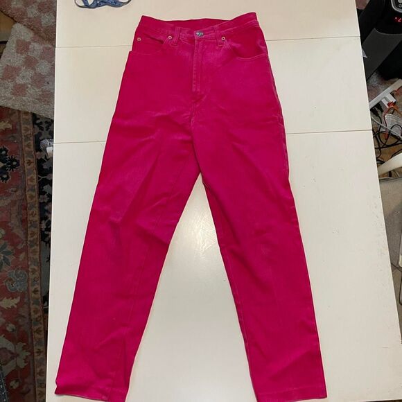 Vintage High Waist Pink Jeans - Picture 1 of 7